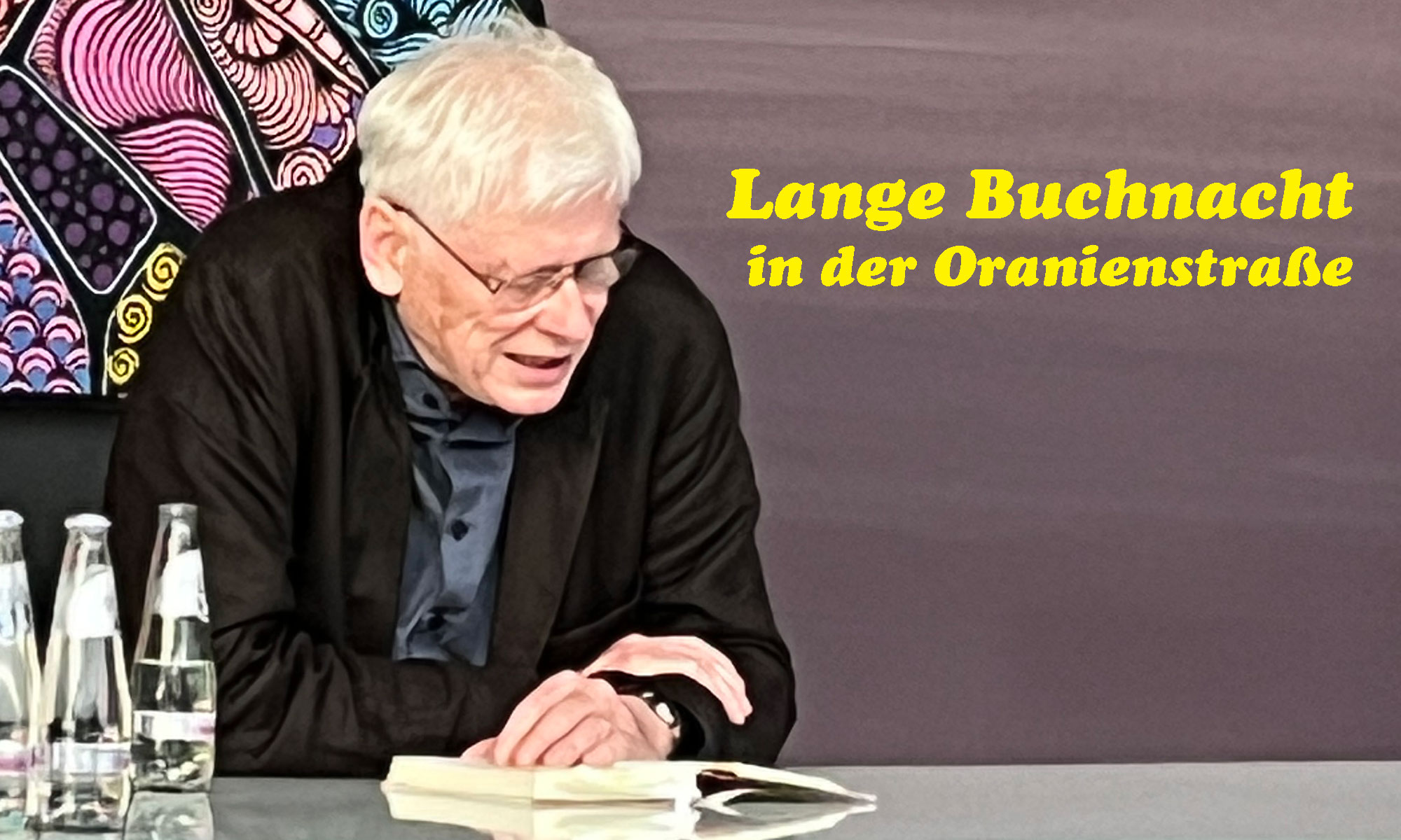 Torsten Schulz liest während der Langen Buchnacht
